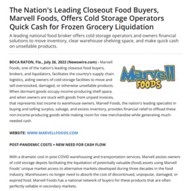 National Closeout Buyer & Seller of Overstocks and Discontinued products